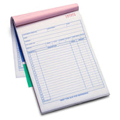 Custom A6 NCR Bill Books – Personalized Invoices, Duplicate Copy (1+1) | Yalla Printing - Yalla Printing