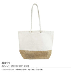 Custom Printed Juco Tote Beach Bags 56 X 44 X 50 CM - Cotton Fabric | Custom Branded Bag | UAE Delivery | Yalla Printing UAE