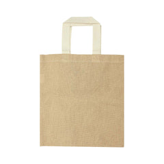 Custom Printed Cotton Like Jute Bags With Webbing Handle 250Gsm - Cotton Fabric | Custom Branded Bag | UAE Delivery | Yalla Printing UAE