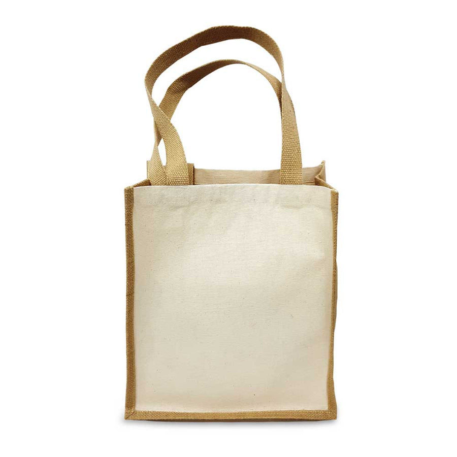 Jute and Cotton Bags Two Side Print | Logo Branding Bag – Yalla Printing UAE