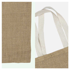 Custom Printed Jute Bags With White Handle | Exhibitions, Conferences, Corporate Events | Yalla Printing UAE