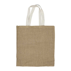 Custom Printed Jute Bags With White Handle | Exhibitions, Conferences, Corporate Events | Yalla Printing UAE