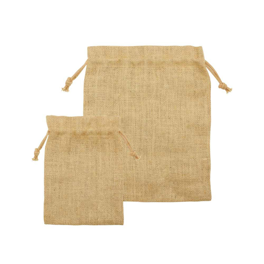 Custom Printed Jute Drawstring Pouches In A4 And A5 Size | Custom Branded Bag | UAE Delivery | Yalla Printing UAE