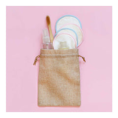 Custom Printed Jute Drawstring Pouches In A4 And A5 Size | Custom Branded Bag | UAE Delivery | Yalla Printing UAE