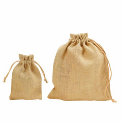 Custom Printed Jute Drawstring Pouches In A4 And A5 Size | Custom Branded Bag | UAE Delivery | Yalla Printing UAE