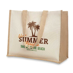 Custom Printed Jute And Cotton Bags - Cotton Fabric | Exhibitions, Conferences, Corporate Events | Yalla Printing UAE