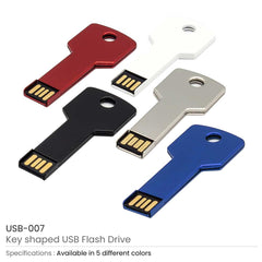 Custom Printed Key Shaped USB Flash Drives | Logo Branding Corporate Gift | UAE Delivery | Yalla Printing UAE