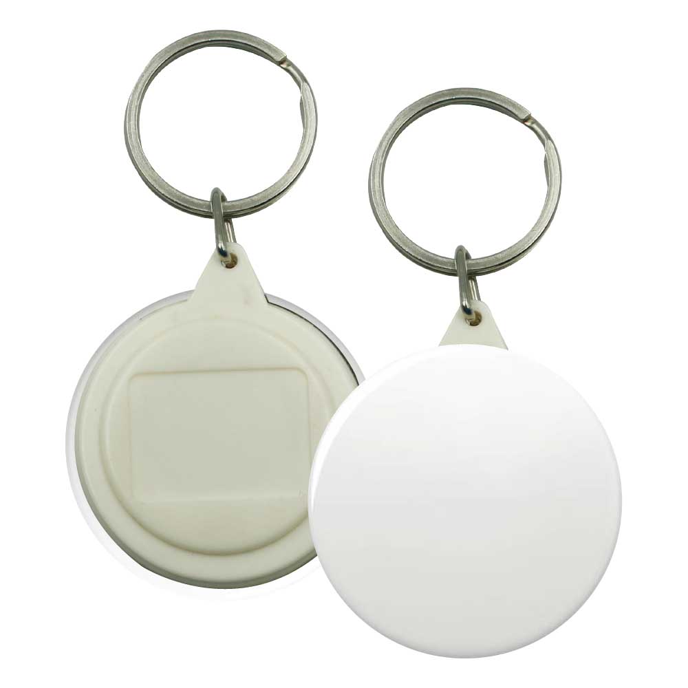 Custom Printed Keychain Button Badges | Logo Branding Corporate Gift | UAE Delivery | Yalla Printing UAE