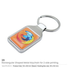 Custom Printed Keychains With 2 Sides Logo | Corporate Award & Recognition Gift | UAE Delivery | Yalla Printing UAE