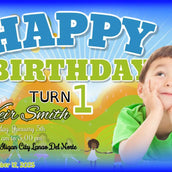 Cartoon Cars & Dolls Extravaganza" Personalized Birthday Banner - Drive into Fun and Doll-tastic Adventures! - Yalla Printing