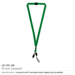 Custom Printed Lanyards With Crocodile Clip, Mobile Holders & Safety Lock | Corporate Award & Recognition Gift | UAE Delivery | Yalla Printing UAE