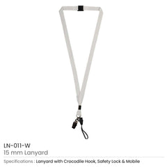 Custom Printed Lanyards With Crocodile Clip, Mobile Holders & Safety Lock | Corporate Award & Recognition Gift | UAE Delivery | Yalla Printing UAE