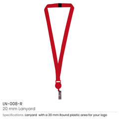 Custom Printed Lanyard With Reel Badge And Safety Lock - Premium Polyester Fabric | Exhibitions, Conferences, Corporate Events | Yalla Printing UAE