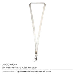 Custom Printed Lanyard With Safety Buckle | Corporate Award & Recognition Gift | UAE Delivery | Yalla Printing UAE