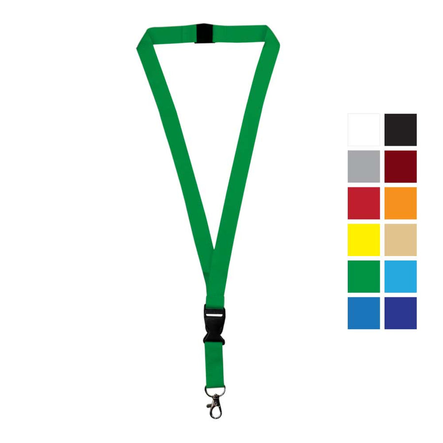 Custom Printed Lanyards With Hook, Safety Lock, And Buckle, 20 MM | Exhibitions, Conferences, Corporate Events | Yalla Printing UAE