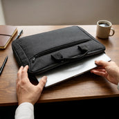 Laptop and Document Bags with Detachable Shoulder Strap