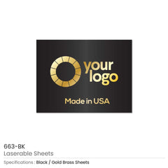 Custom Printed Aluminum Sheets For Laser Engraving 60 X 30 CM | Logo Branding Corporate Gift | UAE Delivery | Yalla Printing UAE