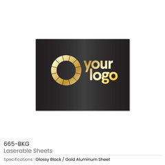 Custom Printed Aluminum Sheets For Laser Engraving 60 X 30 CM | Logo Branding Corporate Gift | UAE Delivery | Yalla Printing UAE