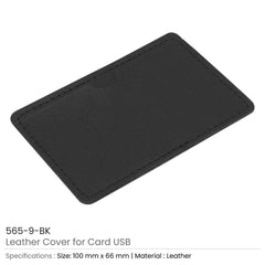 Custom Printed Leather Cover For Card USB | Logo Branding Corporate Gift | UAE Delivery | Yalla Printing UAE