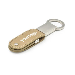 Custom Printed Leather Key Chain USB Flash | Exhibitions, Conferences, Corporate Events | Yalla Printing UAE
