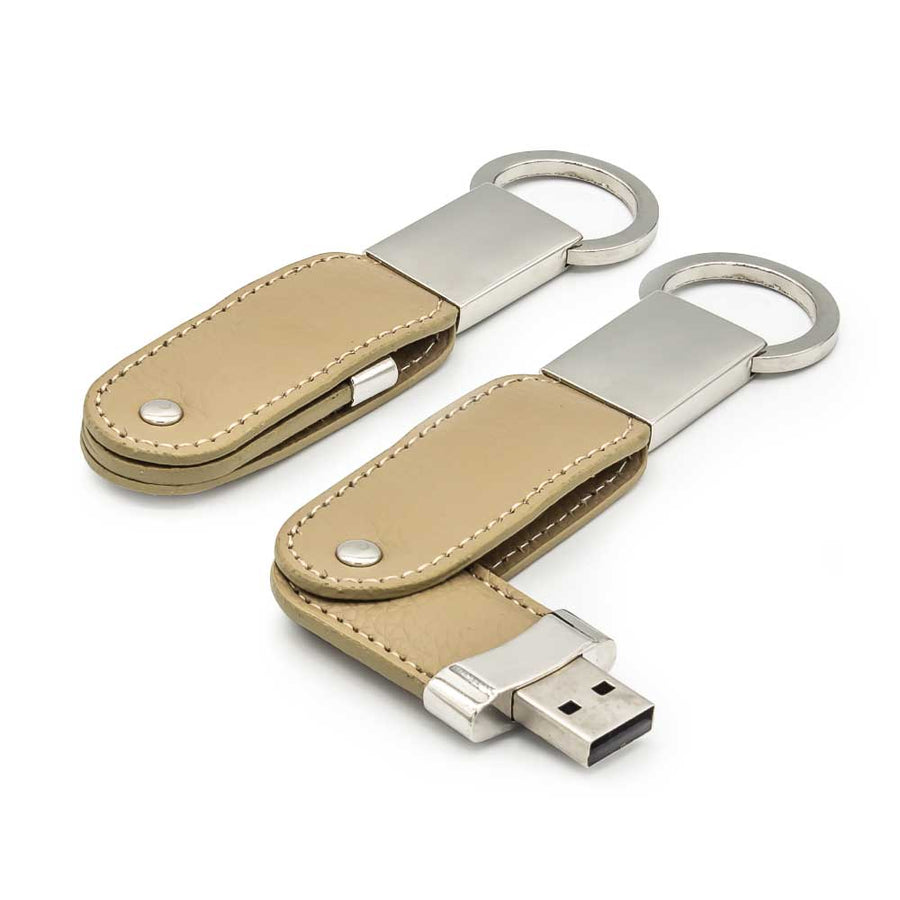 Custom Printed Leather Key Chain USB Flash | Exhibitions, Conferences, Corporate Events | Yalla Printing UAE