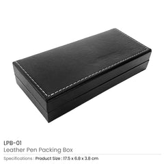 Leather Pen Packaging Box | Logo Branding Corporate Gift | UAE Delivery | Yalla Printing UAE