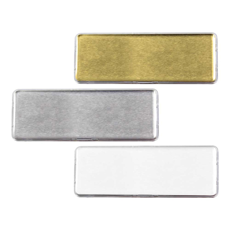 Custom Printed Lens Cover Name Badges | Logo Branding Corporate Gift | UAE Delivery | Yalla Printing UAE