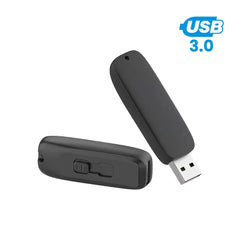 Custom Printed Light - Up LED Logo USB With Slide Button 64Gb V. 3.0 | Logo Branding Corporate Gift | UAE Delivery | Yalla Printing UAE
