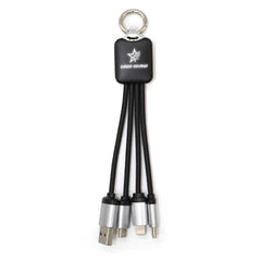 Custom Printed Light Up Multi Charging Cable | Logo Branding Corporate Gift | UAE Delivery | Yalla Printing UAE