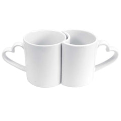 Custom Printed Love Mug Sets - Ceramic | Logo Branding Corporate Gift | UAE Delivery | Yalla Printing UAE