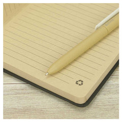 Custom Printed A5 Size Bamboo Notebooks - Bamboo | Logo Branding Corporate Gift | UAE Delivery | Yalla Printing UAE
