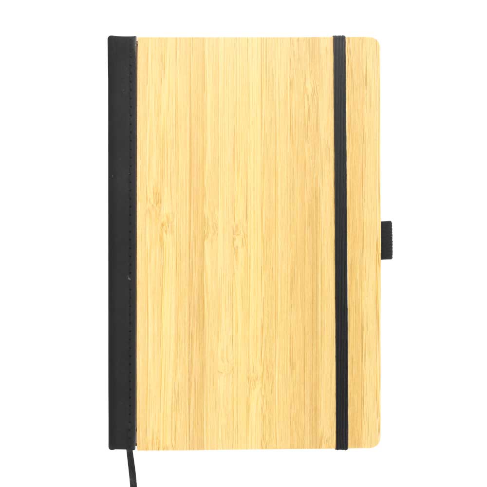 Custom Printed A5 Size Bamboo Notebooks - Bamboo | Logo Branding Corporate Gift | UAE Delivery | Yalla Printing UAE