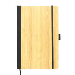 Custom Printed A5 Size Bamboo Notebooks - Bamboo | Logo Branding Corporate Gift | UAE Delivery | Yalla Printing UAE