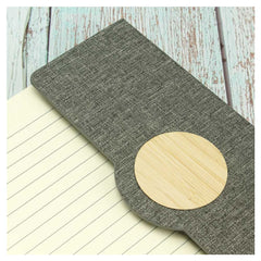 Custom Printed A5 Size RPET Fabric Notebooks - Eco - Friendly RPET | Logo Branding Corporate Gift | UAE Delivery | Yalla Printing UAE
