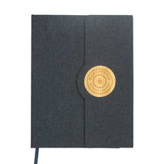 Custom Printed A5 Size RPET Fabric Notebooks - Eco - Friendly RPET | Logo Branding Corporate Gift | UAE Delivery | Yalla Printing UAE