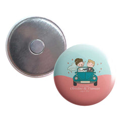 Custom Printed Magnetic Button Badges | Corporate Award & Recognition Gift | UAE Delivery | Yalla Printing UAE