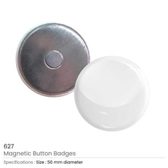 Custom Printed Magnetic Button Badges | Corporate Award & Recognition Gift | UAE Delivery | Yalla Printing UAE