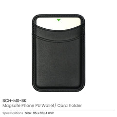 Custom Printed Magsafe Phone Pu Wallet Card Holder | Exhibitions, Conferences, Corporate Events | Yalla Printing UAE