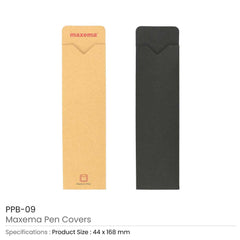 Custom Printed Maxema Pen Covers And Cases - Cardboard / Corrugated Board | Logo Branding Corporate Gift | UAE Delivery | Yalla Printing UAE
