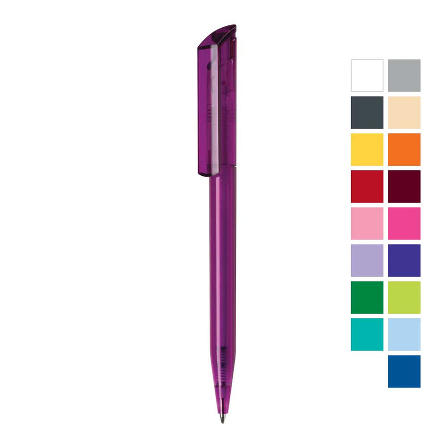 Custom Printed Maxema Zink Pens Transparent Body | Exhibitions, Conferences, Corporate Events | Yalla Printing UAE