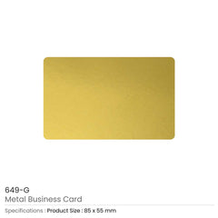 Metal Business Cards – Yalla Printing UAE