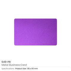 Metal Business Cards – Yalla Printing UAE