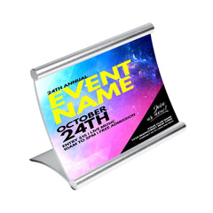 Metal Desk Sign Holders | Custom Packaging Printing | Free Design Support | Yalla Printing UAE