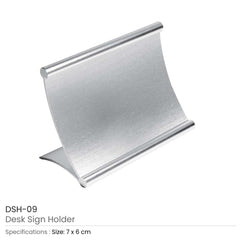 Metal Desk Sign Holders | Custom Packaging Printing | Free Design Support | Yalla Printing UAE