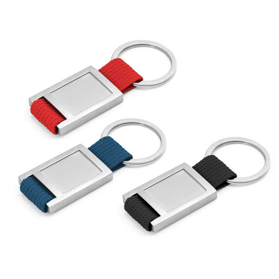 Metal Keychain with Strap | Custom Packaging Printing | Free Design Support | Yalla Printing UAE