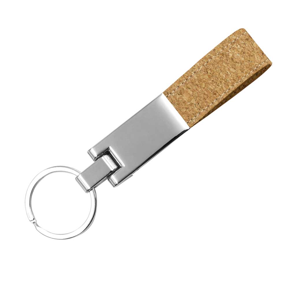 Custom Printed Metal Keychain with Cork Strap | Custom Packaging Printing | Free Design Support | Yalla Printing UAE