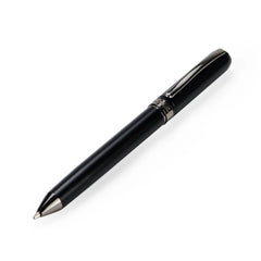 Custom Printed Dorniel Designs Metal Pens Matte Black Twist Action Blue Ink - Stainless Steel | Logo Branding Corporate Gift | UAE Delivery | Yalla Printing UAE