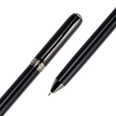 Dorniel Designs Metal Pens Matte Black Twist Action Blue Ink | Custom Packaging Printing | Free Design Support | Yalla Printing UAE