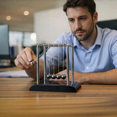 Custom Printed Metal Pendulum Balance Balls (Newton’s Cradle) - Stainless Steel | Logo Branding Corporate Gift | UAE Delivery | Yalla Printing UAE