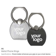 Custom Printed Metal Phone Ring - Stainless Steel | Exhibitions, Conferences, Corporate Events | Yalla Printing UAE